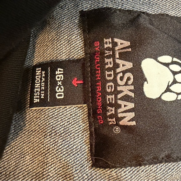 Duluth Trading Alaskan Hard Gear Men's Skagway Utility Jeans Size 46/30 - Picture 6 of 6